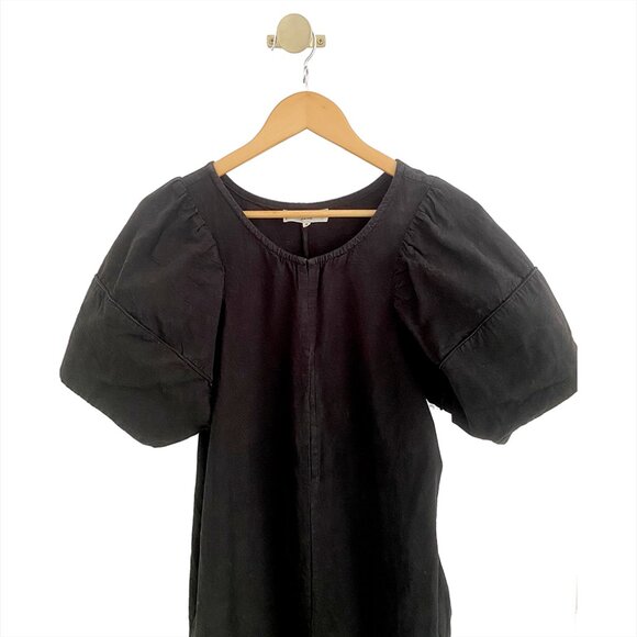 ✨ Apiece Apart Black Puff Sleeve Wide Leg Jumpsuit – Size 4 ✨ - Picture 6 of 15